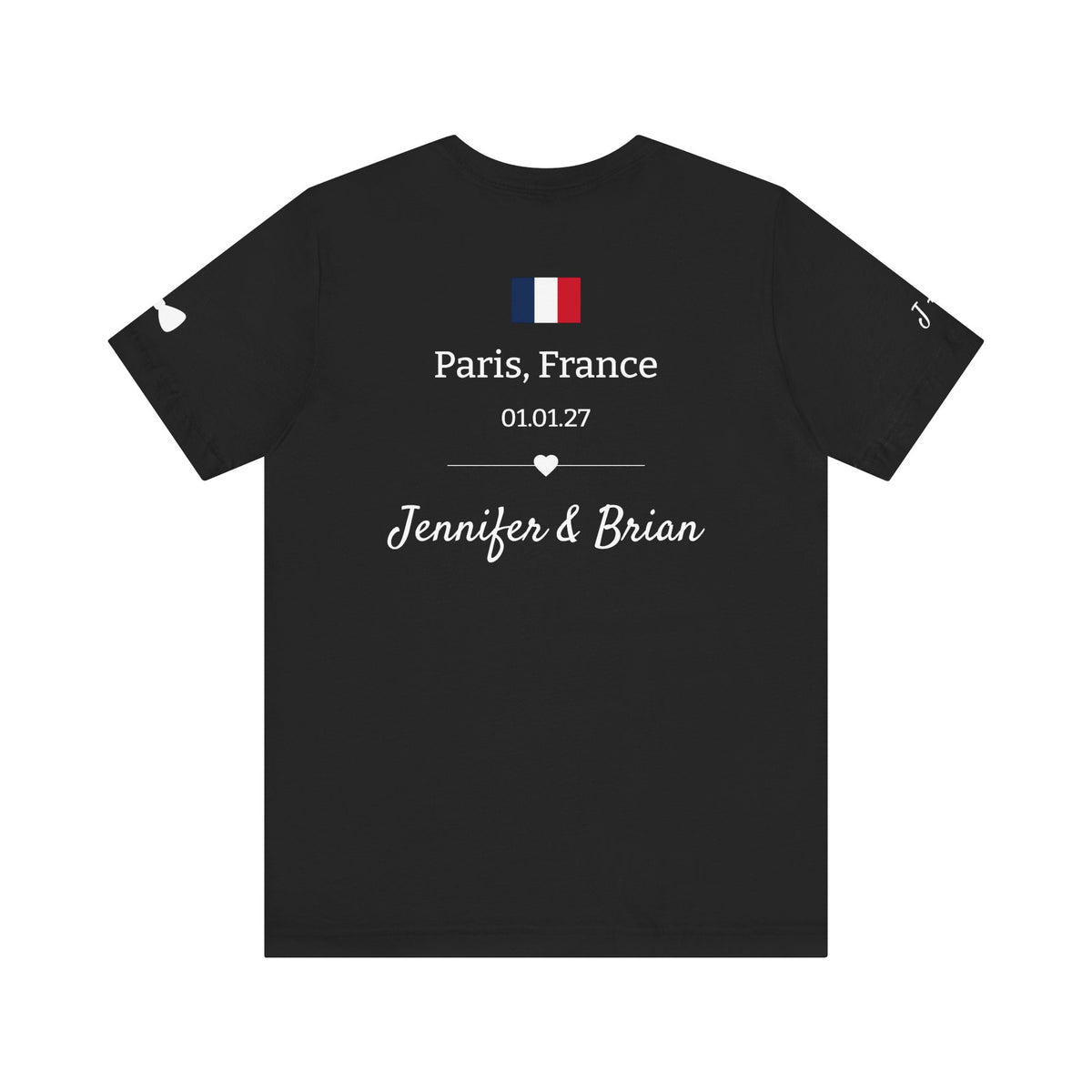 Personalized Groom Destination Wedding T-Shirt, Black Mr and Mrs Shirt, Custom Wedding Date and Location Tee, Honeymoon Gift for Husband