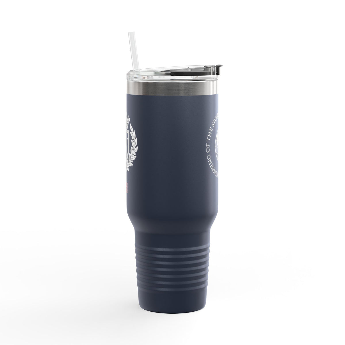 World History Globe Emblem Insulated Travel Mug