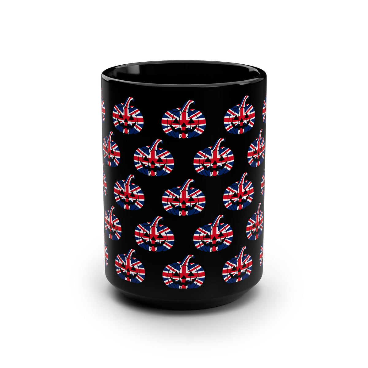 Limited Edition Union Jack Pumpkin Jack-o'-Lantern Mug | Halloween Pumpkin Mug