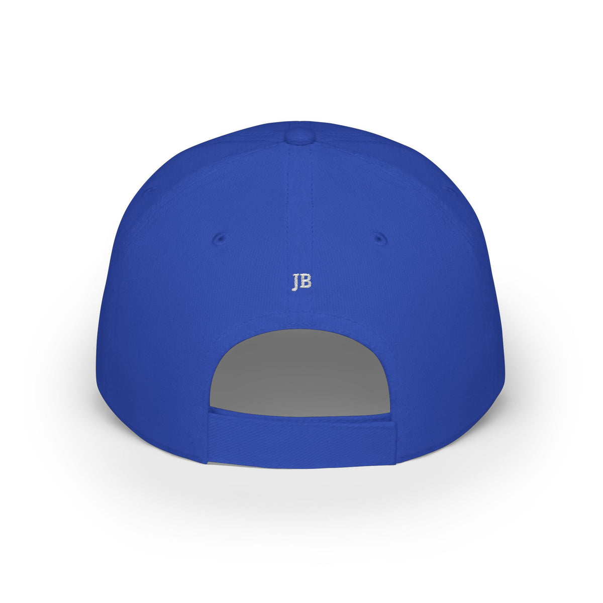 Red Low Profile Baseball Cap with Mini British Flag Detail