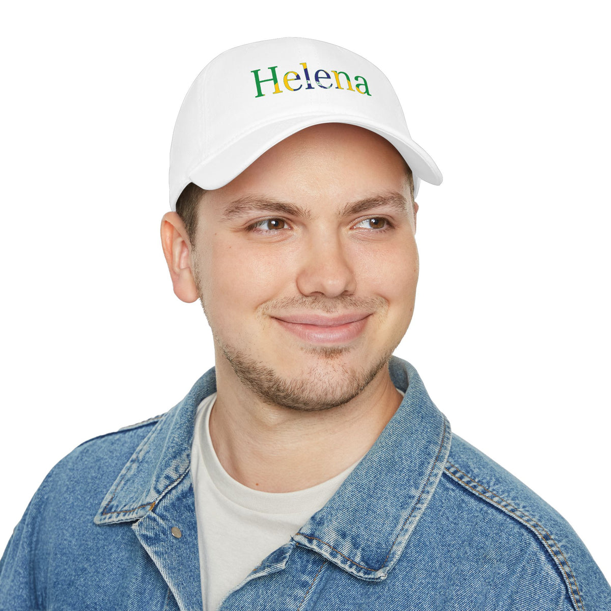 Personalized Brazil Flag-Name Low Profile Baseball Cap