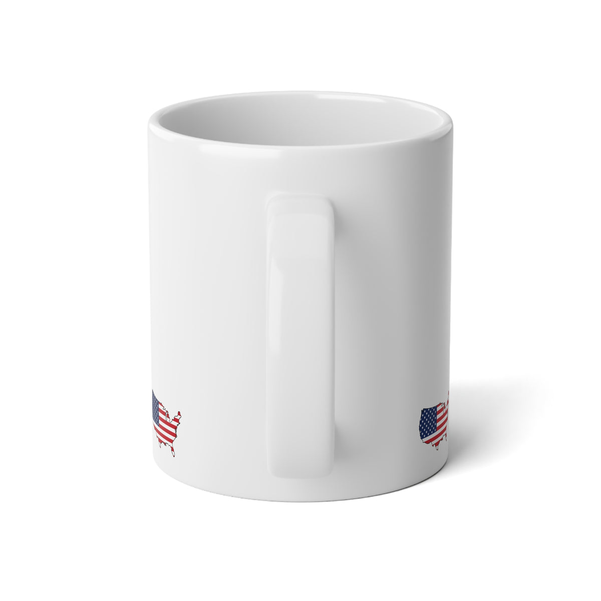 Personalized USA Flag Name Mug, Custom American Heritage Coffee Cup, 20oz Ceramic Mug, Patriotic Gift, American Pride Gift