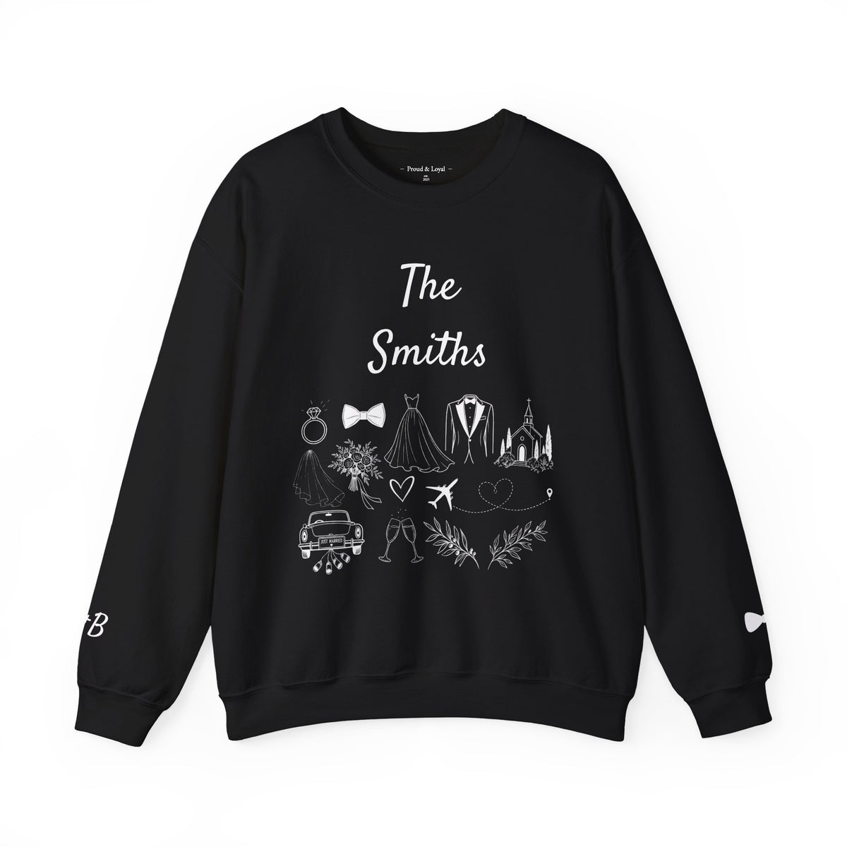 Personalized Destination Wedding Groom Sweatshirt, Custom Wedding Location and Date Crewneck, Honeymoon Gift for Husband, Newlywed Keepsake