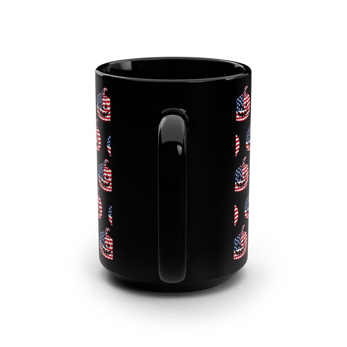 Limited Edition American Flag Jack-O'-Lantern Mug | Black 15oz