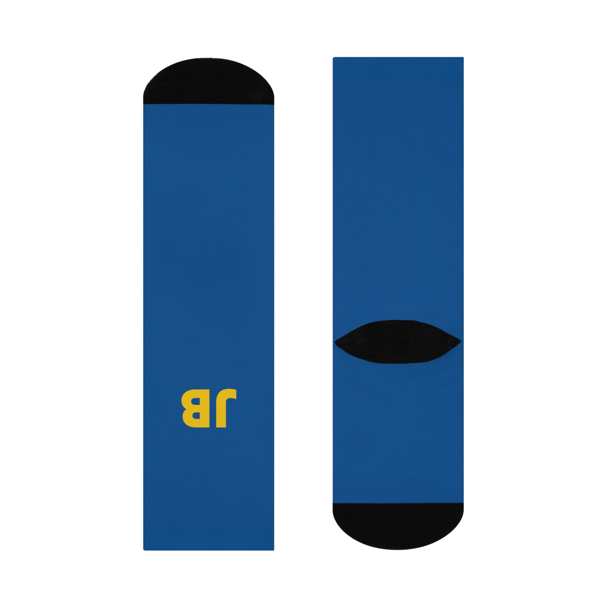 Personalized Sweden Flag Socks, Custom Initials Swedish Heritage Crew Socks, Cushioned Nordic Gift