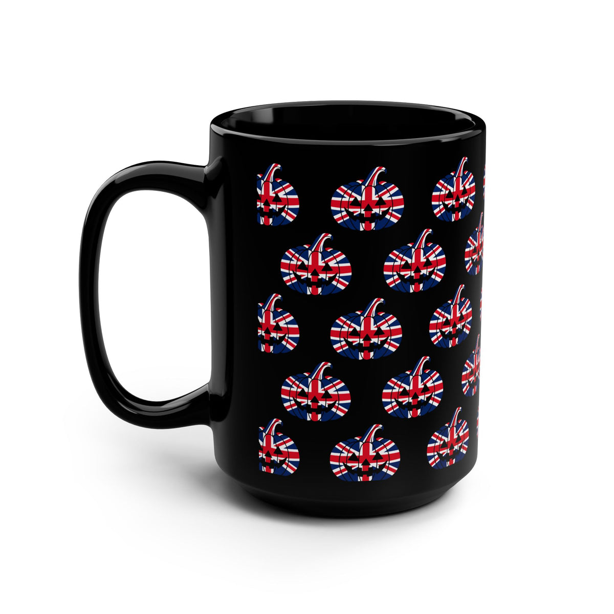 Limited Edition Union Jack Pumpkin Jack-o'-Lantern Mug | Halloween Pumpkin Mug