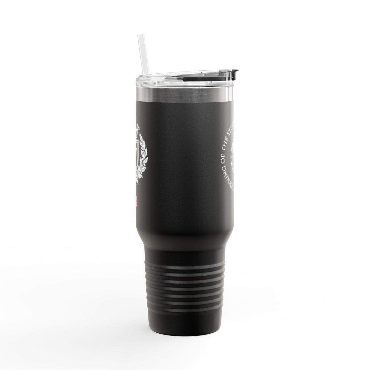 World History Globe Emblem Insulated Travel Mug