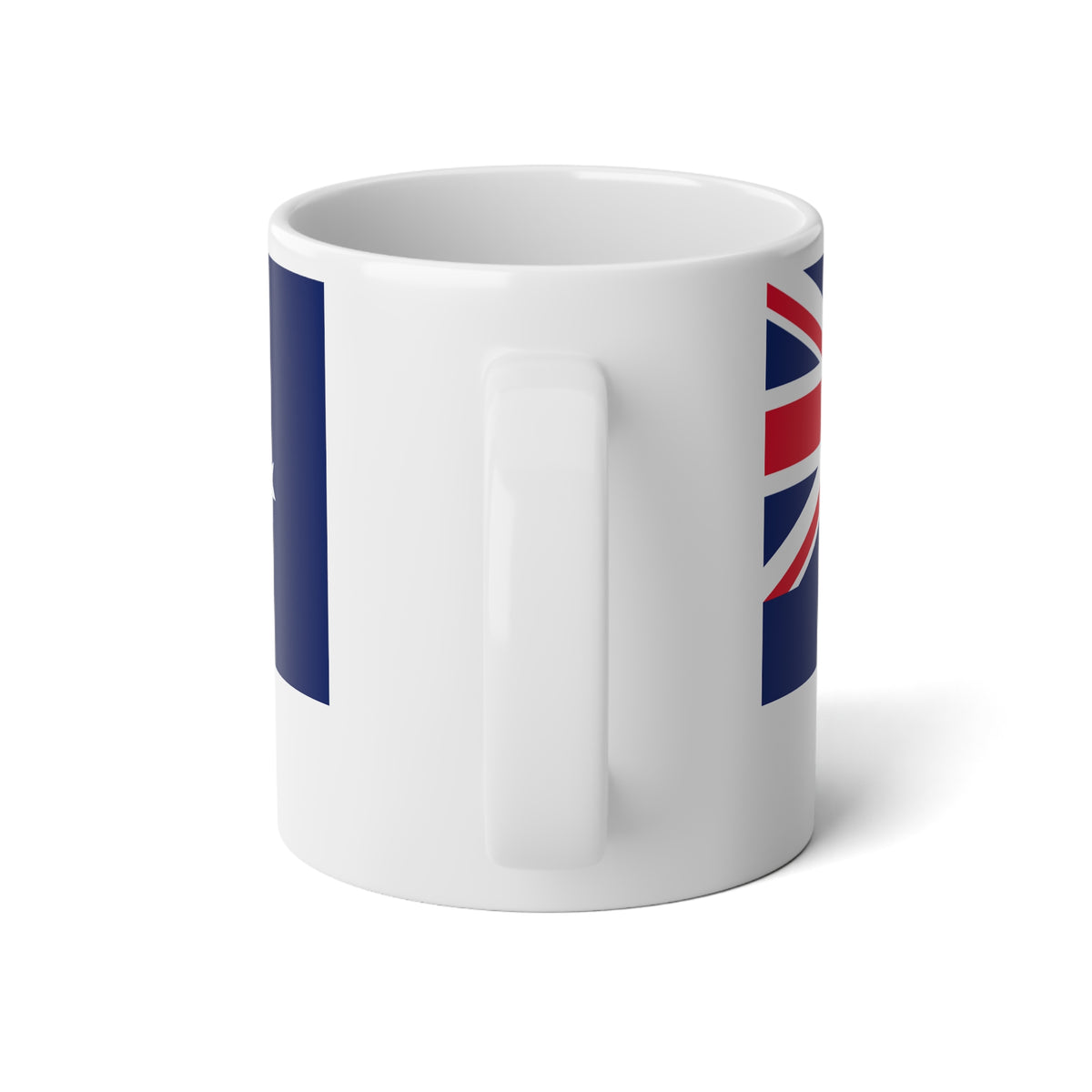 Personalized Australia Flag Mug, Custom Australian Heritage Coffee Cup, 20oz Ceramic Mug, Aussie Flag Pattern, Australia Gift