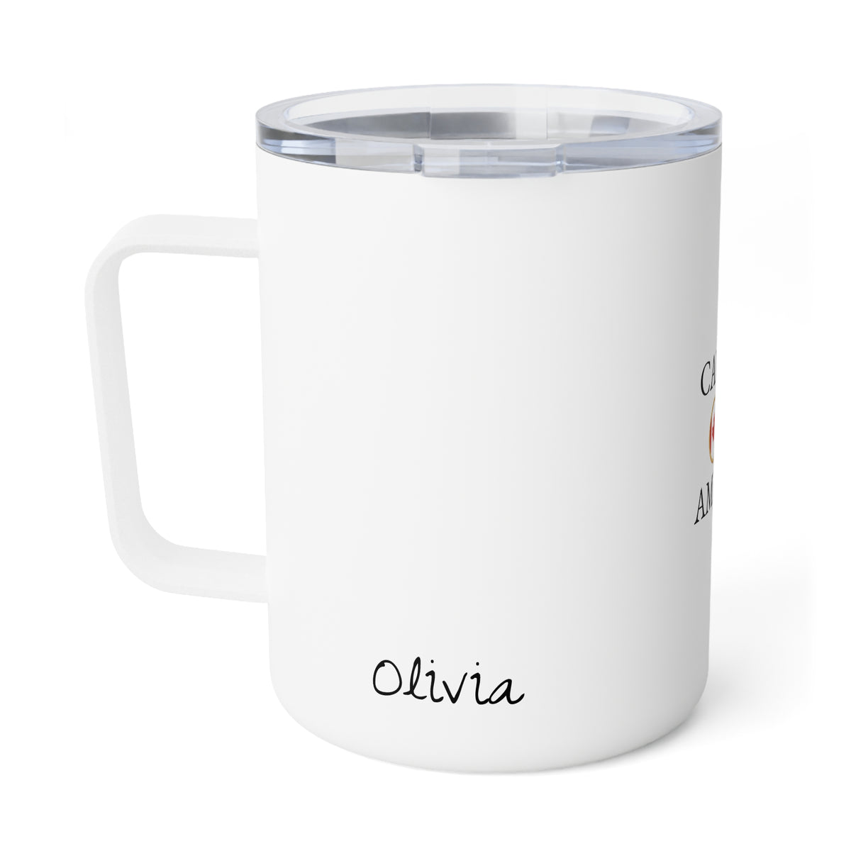Canadian American Personalized Name Insulated Coffee Mug, Custom Travel Tumbler, Canada USA Dual Heritage Naturalization Citizen Gift - Proud & Loyal