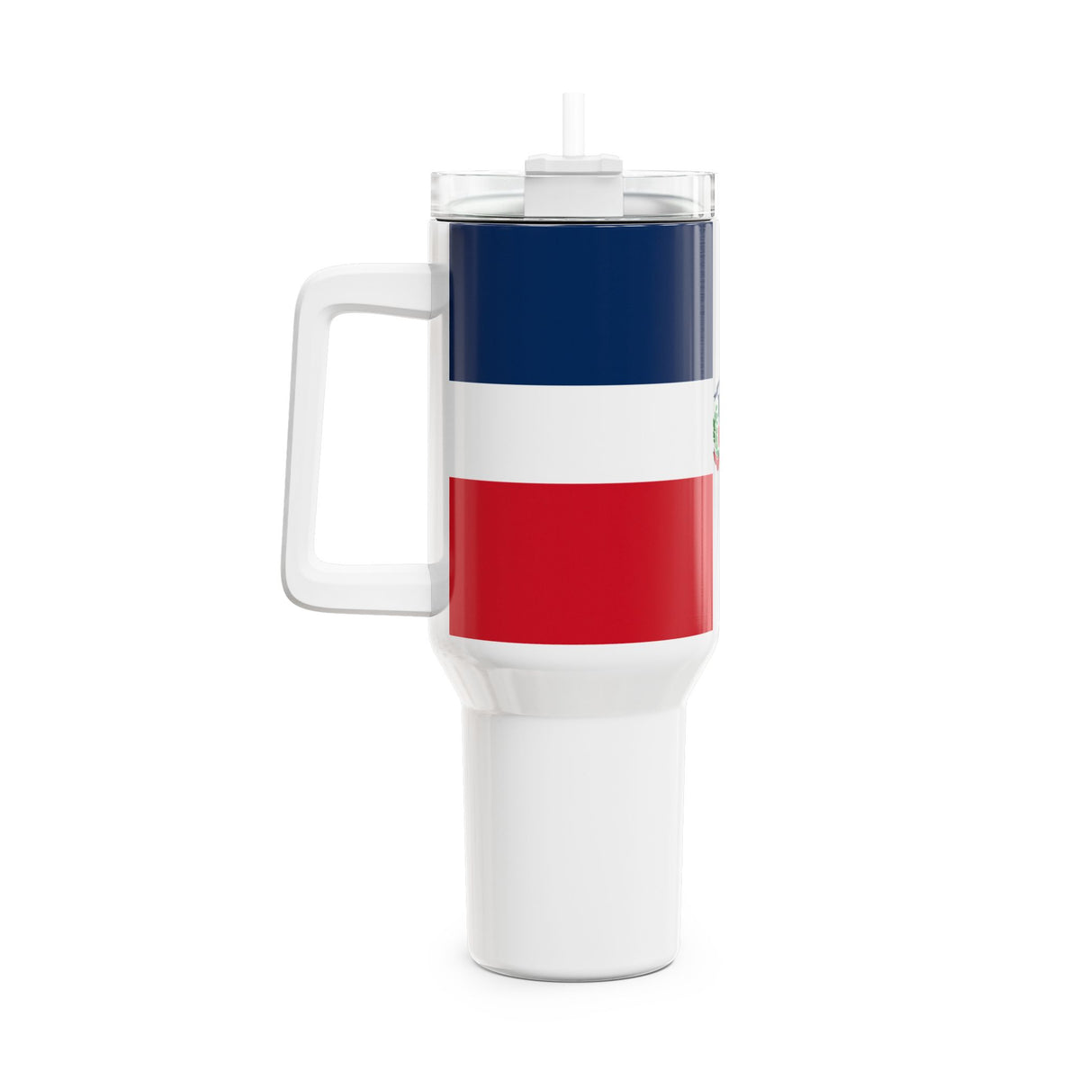 Dominican Republic Flag Tumbler | 40oz Stainless Travel Cup - Proud & Loyal