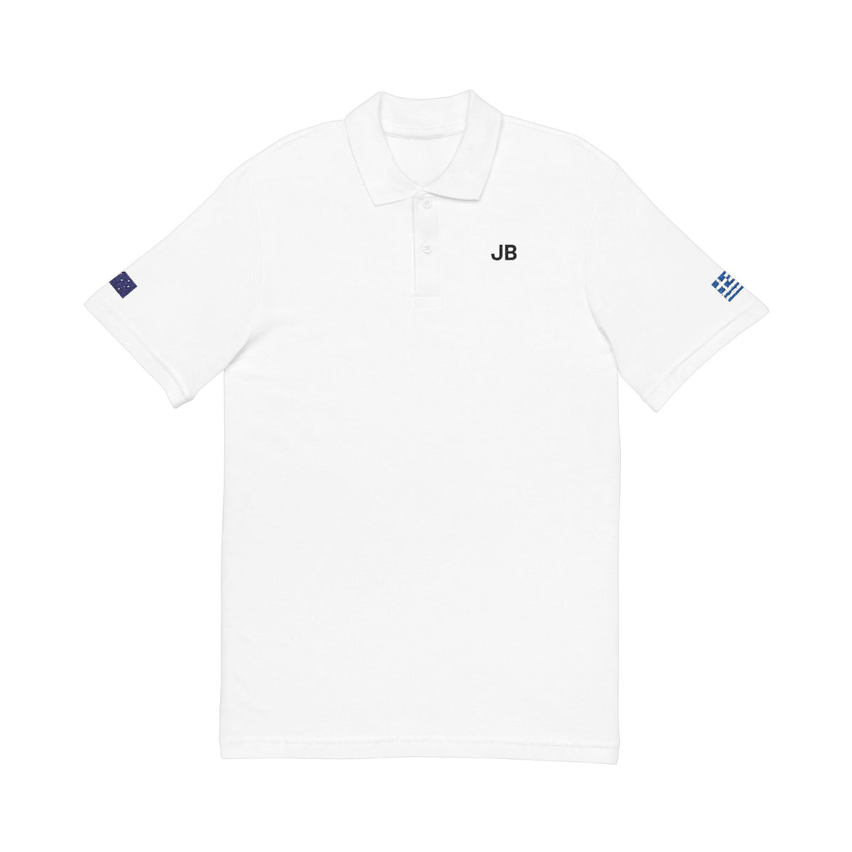 Greek Australian Embroidered Polo Shirt | Greece Australia Dual Heritage Polo | Personalized Initials | Two Flag Heritage Gift - Proud & Loyal