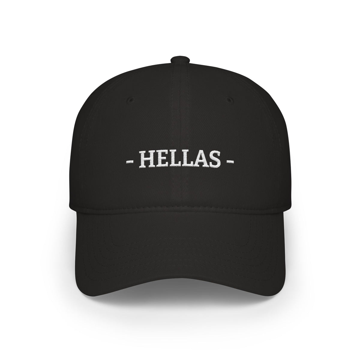 Hellas Embroidered Cap, Greece Flag Hat, Patriotic Baseball Cap, Greek Pride Cotton Hat, Unisex Gift, Low Profile Cotton Cap - Proud & Loyal