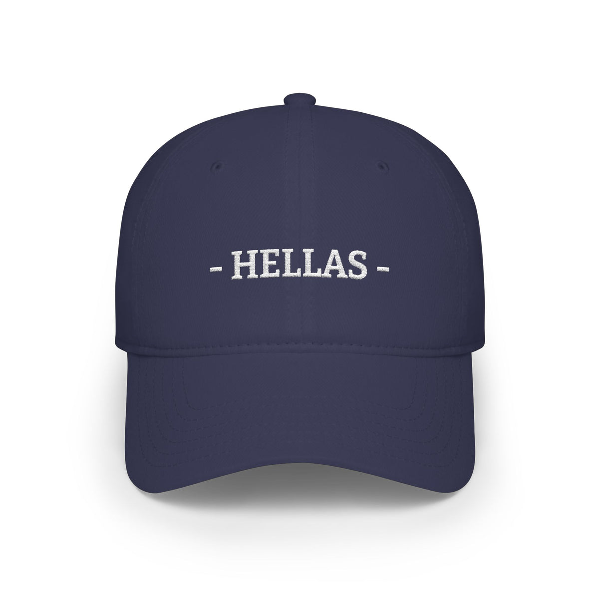 Hellas Embroidered Cap, Greece Flag Hat, Patriotic Baseball Cap, Greek Pride Cotton Hat, Unisex Gift, Low Profile Cotton Cap - Proud & Loyal