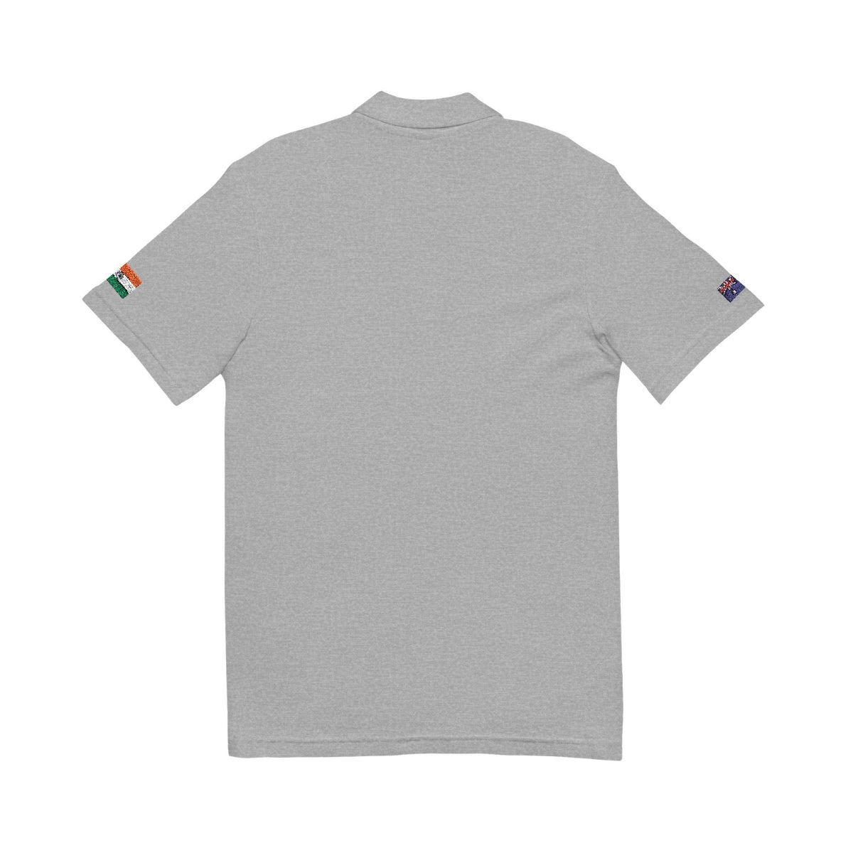 Indian Australian Embroidered Polo Shirt | India Australia Dual Heritage Polo | Personalized Initials | Two Flag Heritage Gift - Proud & Loyal