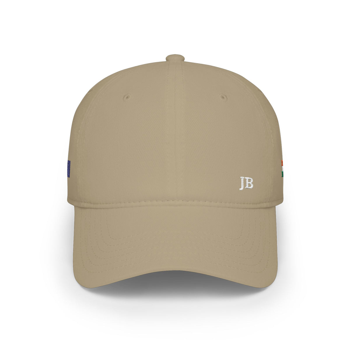Indian Australian Flag Hat Personalized Initials | India Australia Dual Heritage Embroidered Cap | Low Profile Cotton Baseball Hat - Proud & Loyal