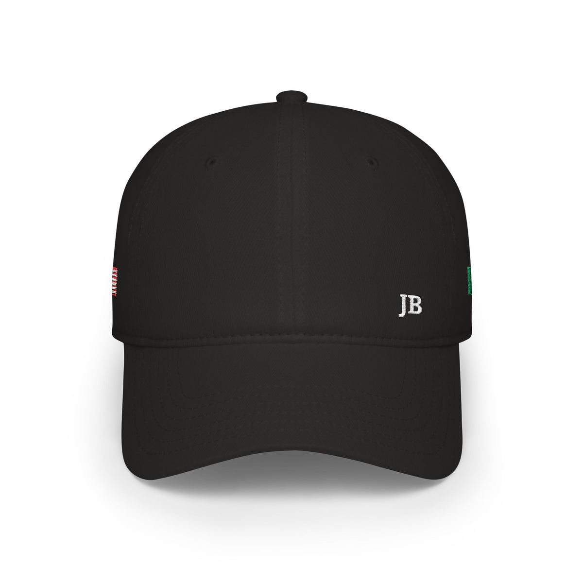 Irish American Flag Hat Personalized Initials | Ireland USA Dual Heritage Embroidered Cap | Low Profile Cotton Baseball Hat - Proud & Loyal