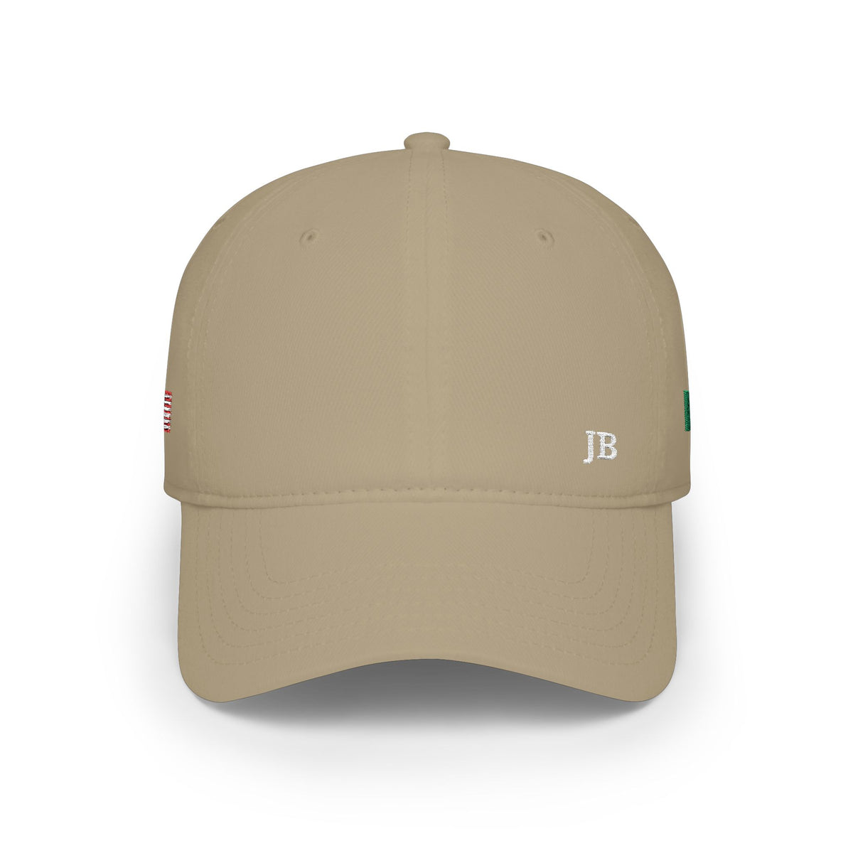 Irish American Flag Hat Personalized Initials | Ireland USA Dual Heritage Embroidered Cap | Low Profile Cotton Baseball Hat - Proud & Loyal