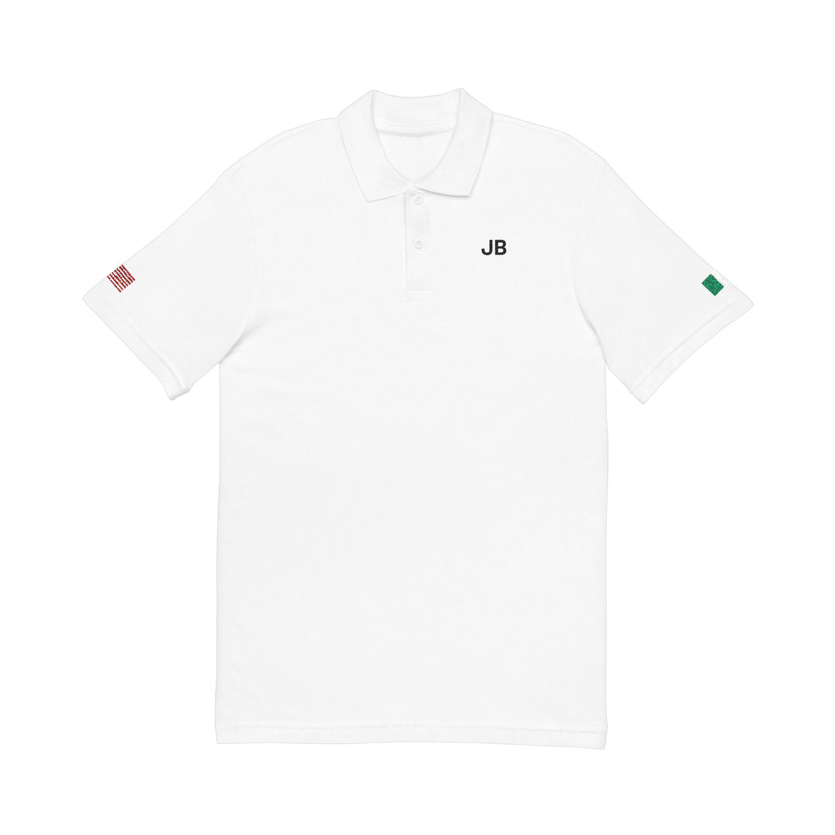 Irish American Heritage Polo Shirt, Ireland USA Flag Embroidered Polo, Custom Initials, Cotton Pique Shirt, Irish Gift - Proud & Loyal