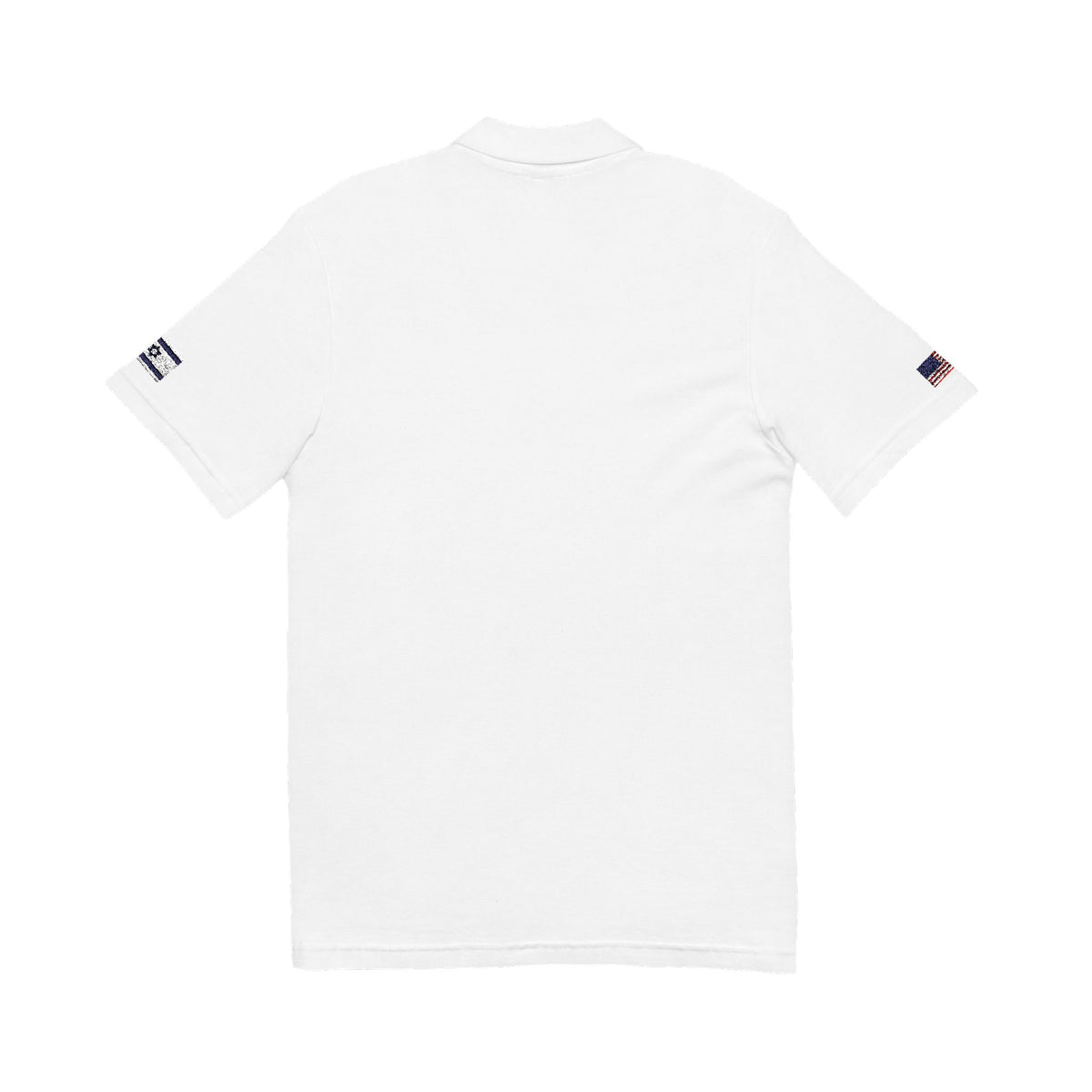 Israeli American Heritage Polo Shirt, Israel USA Flag Embroidered Polo, Custom Initials, Cotton Pique Shirt, Israeli Gift - Proud & Loyal