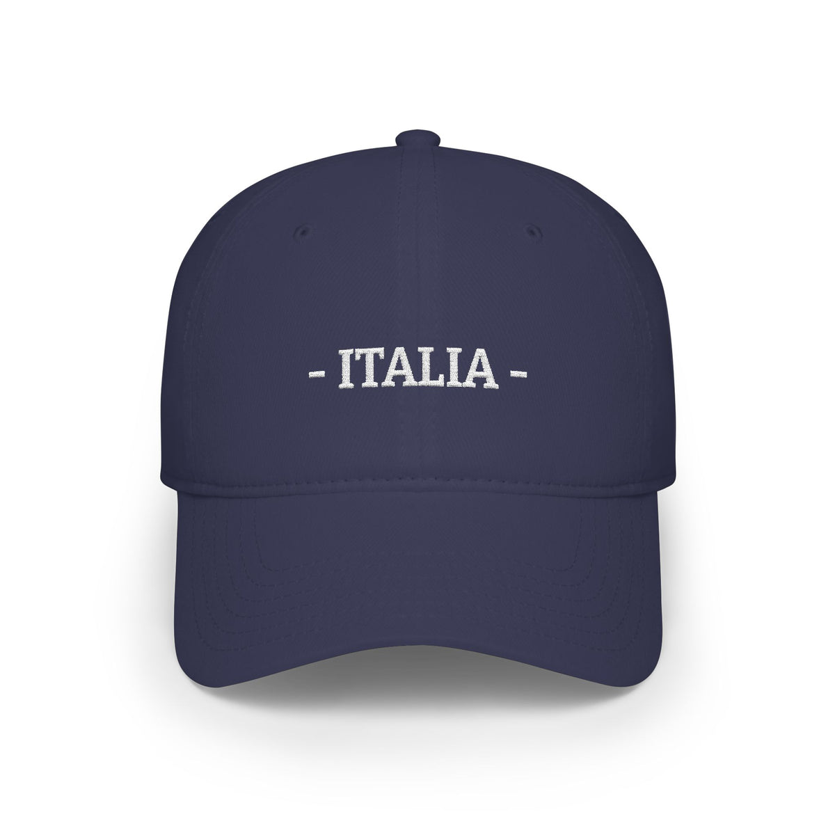 Italia Embroidered Cap, Italy Flag Hat, Patriotic Baseball Cap, Italian Pride Cotton Hat, Unisex Gift, Low Profile Cotton Cap - Proud & Loyal