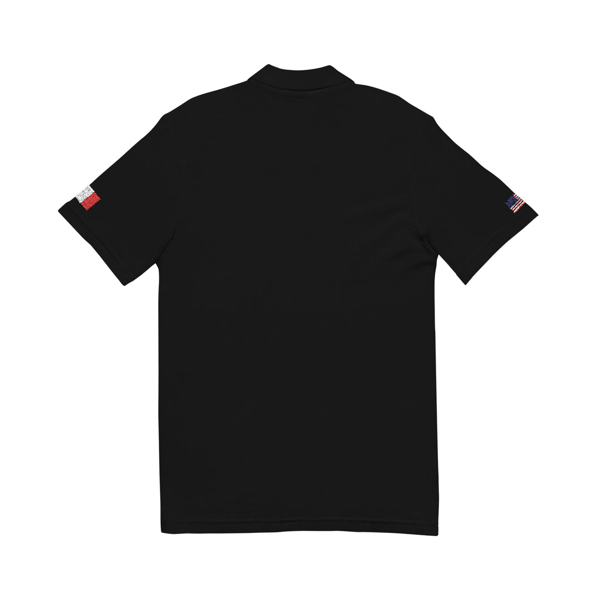 Personalized Italian American Embroidered Flag Polo