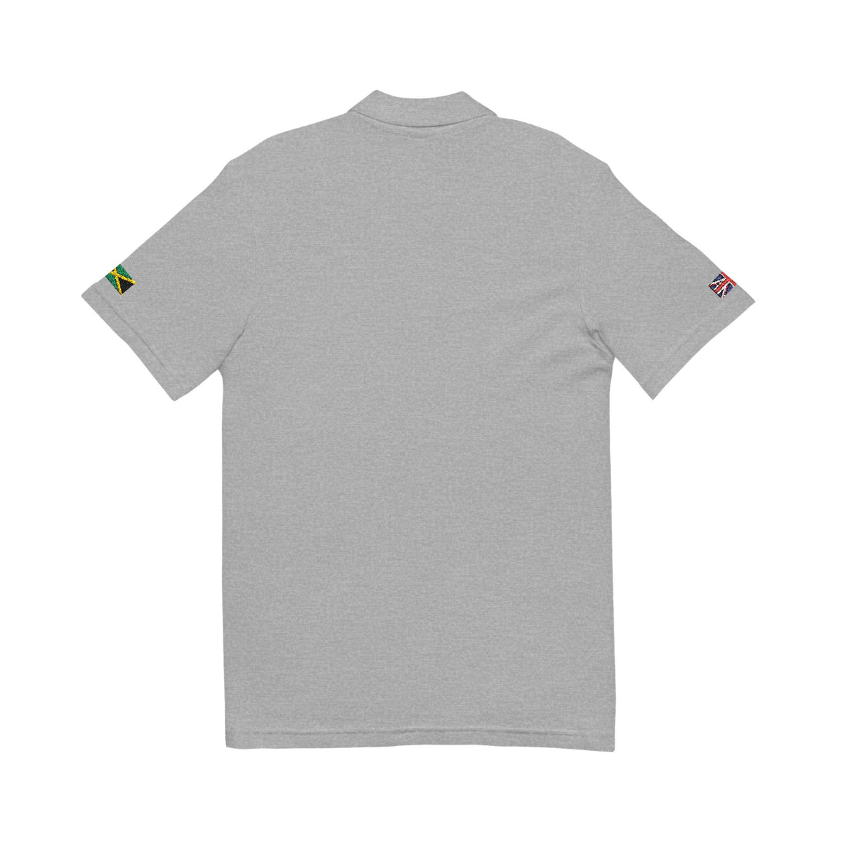 Jamaican British Embroidered Polo Shirt | Jamaica UK Dual Heritage Polo | Personalized Initials | Two Flag Heritage Gift - Proud & Loyal
