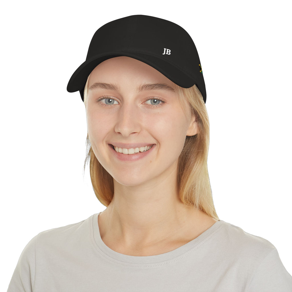 Jamaican British Flag Hat Personalized Initials | Jamaica UK Dual Heritage Embroidered Cap | Low Profile Cotton Baseball Hat - Proud & Loyal