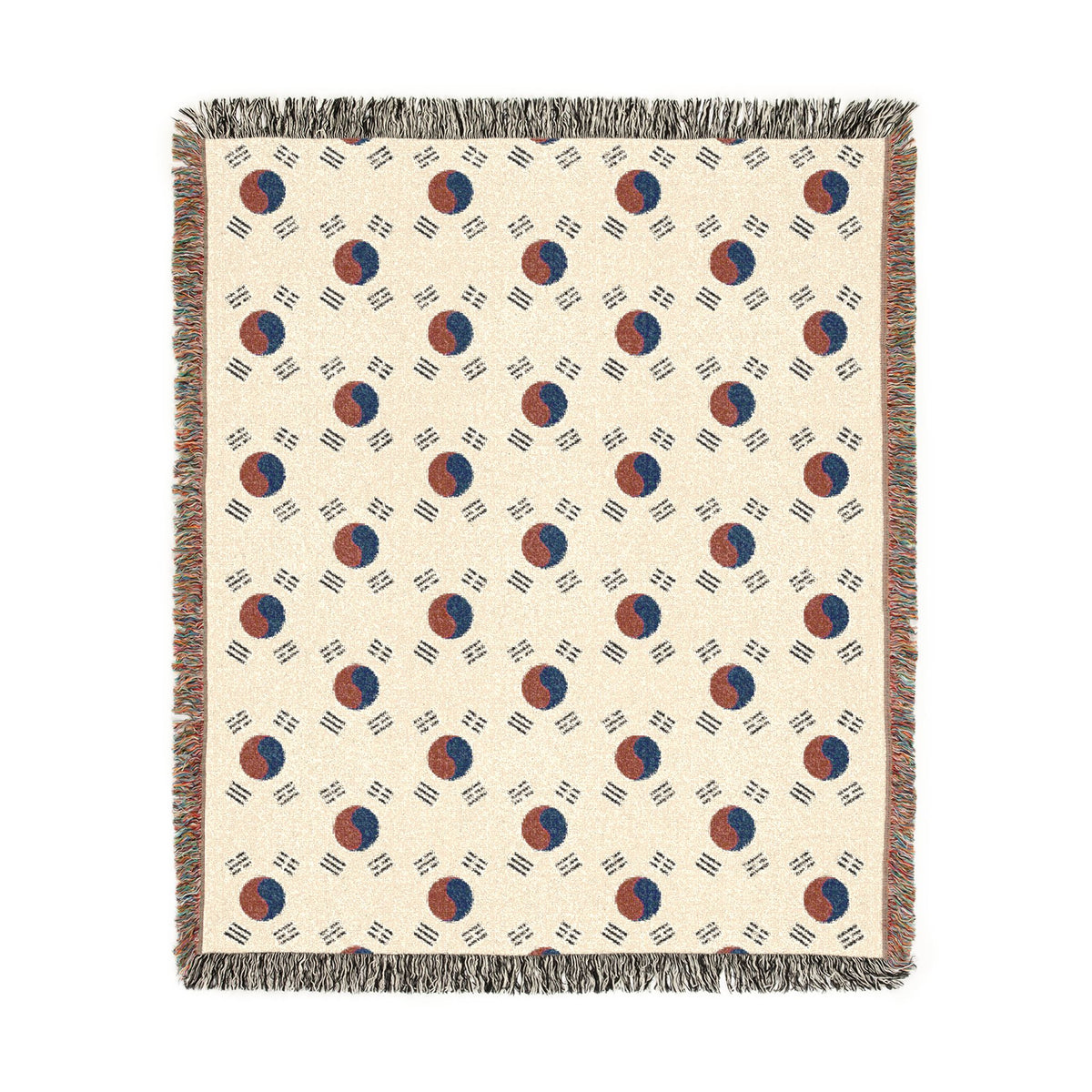 Korean Taegeuk Woven Blanket – Korean Flag Throw | Proud & Loyal - Proud & Loyal
