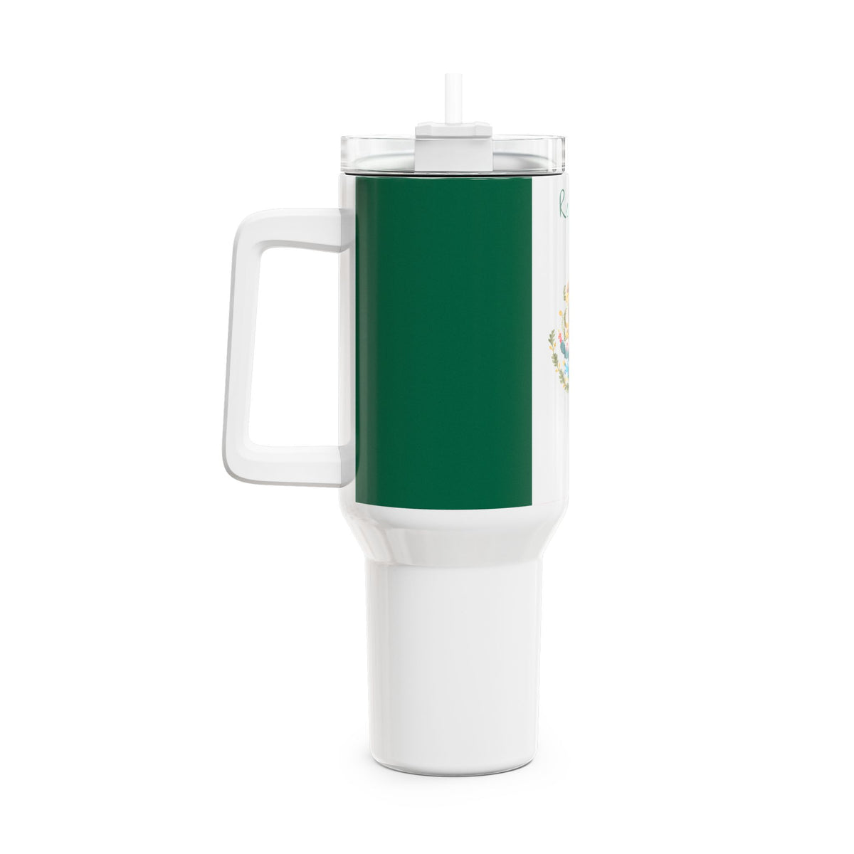 Mexican Flag Crest Tumbler | 40oz Insulated Travel Mug - Proud & Loyal