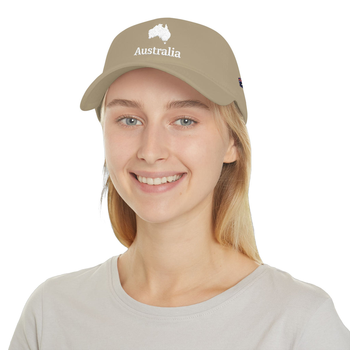 Personalized Australia Heritage Hat, Australian Flag Embroidered Cap, Custom Initials, Australia Map Low Profile Hat, Country Shape, Outback - Proud & Loyal