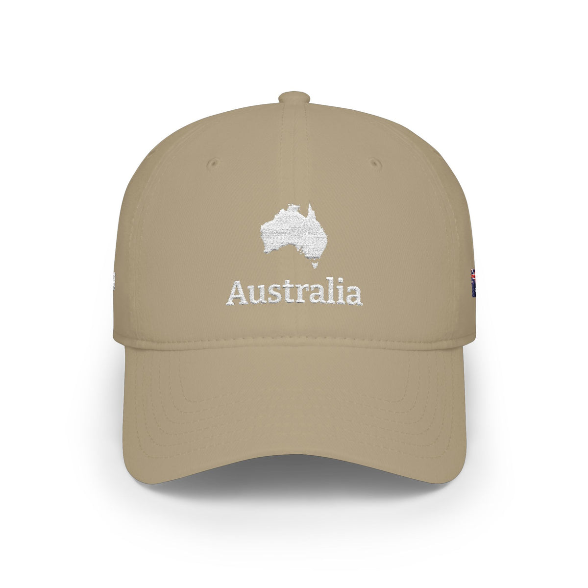 Personalized Australia Heritage Hat, Australian Flag Embroidered Cap, Custom Initials, Australia Map Low Profile Hat, Country Shape, Outback - Proud & Loyal