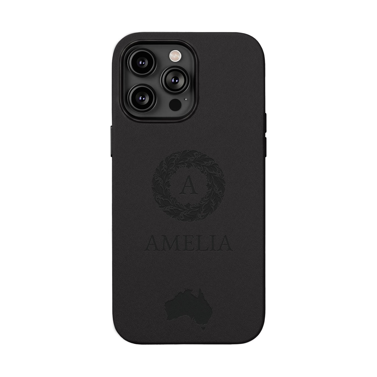 Personalized Australia iPhone Case | Aussie Monogram Map Cover