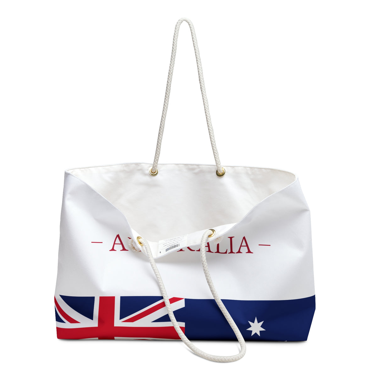 Personalized Australia Weekender Bag, Australian Flag Travel Bag, Custom Name Heritage Tote, Vacation Overnight Bag - Proud & Loyal