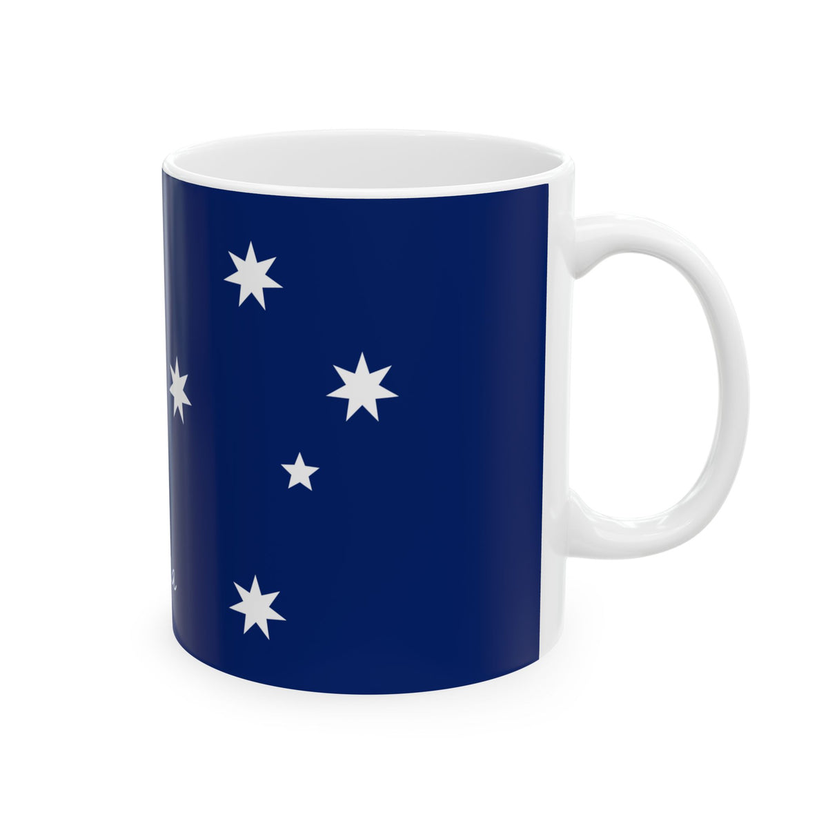 Personalized Australian Flag Mug | Ceramic Coffee Cup, Patriotic Australia Design, New Citizen, Naturalization Gift, Heritage Gift - Proud & Loyal