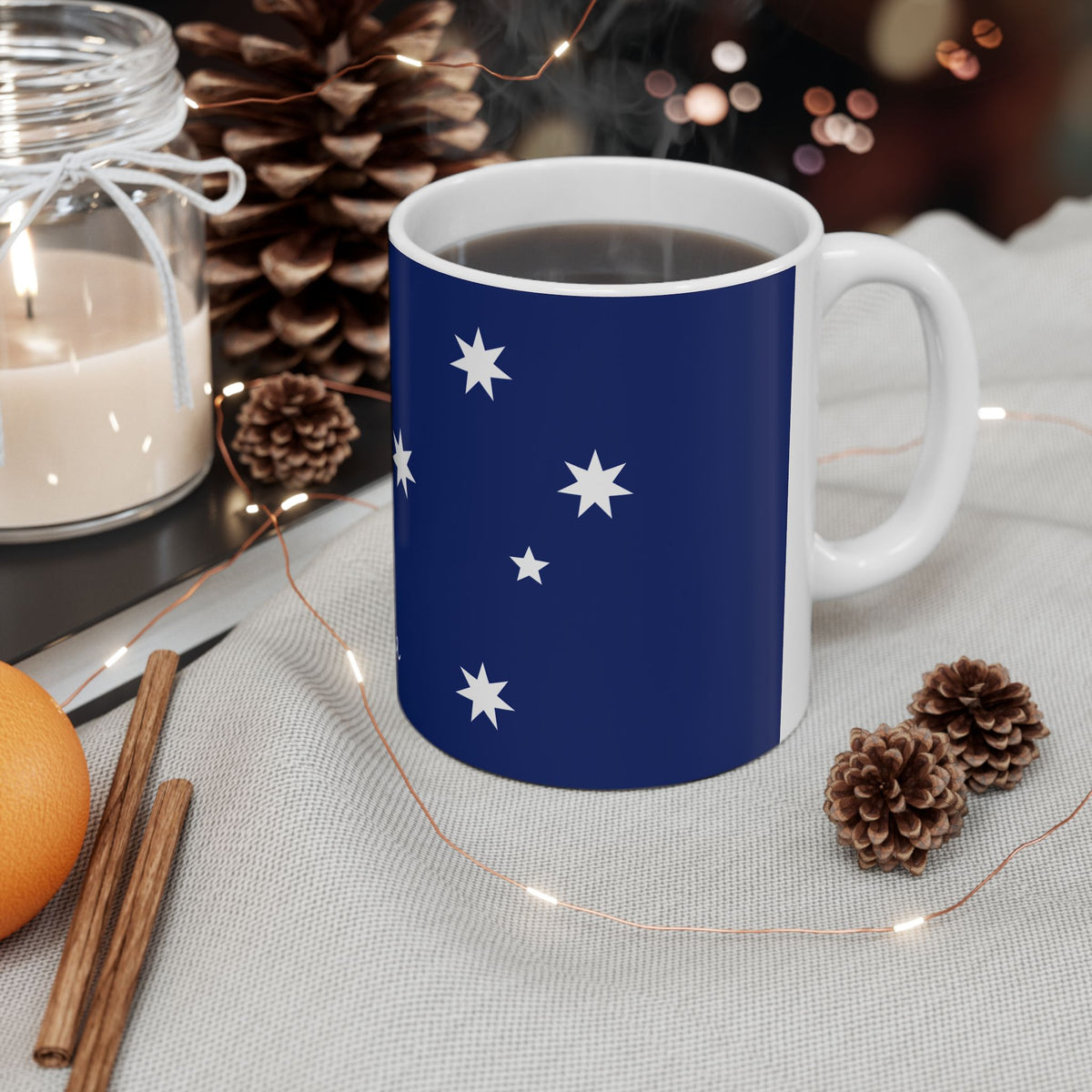 Personalized Australian Flag Mug | Ceramic Coffee Cup, Patriotic Australia Design, New Citizen, Naturalization Gift, Heritage Gift - Proud & Loyal