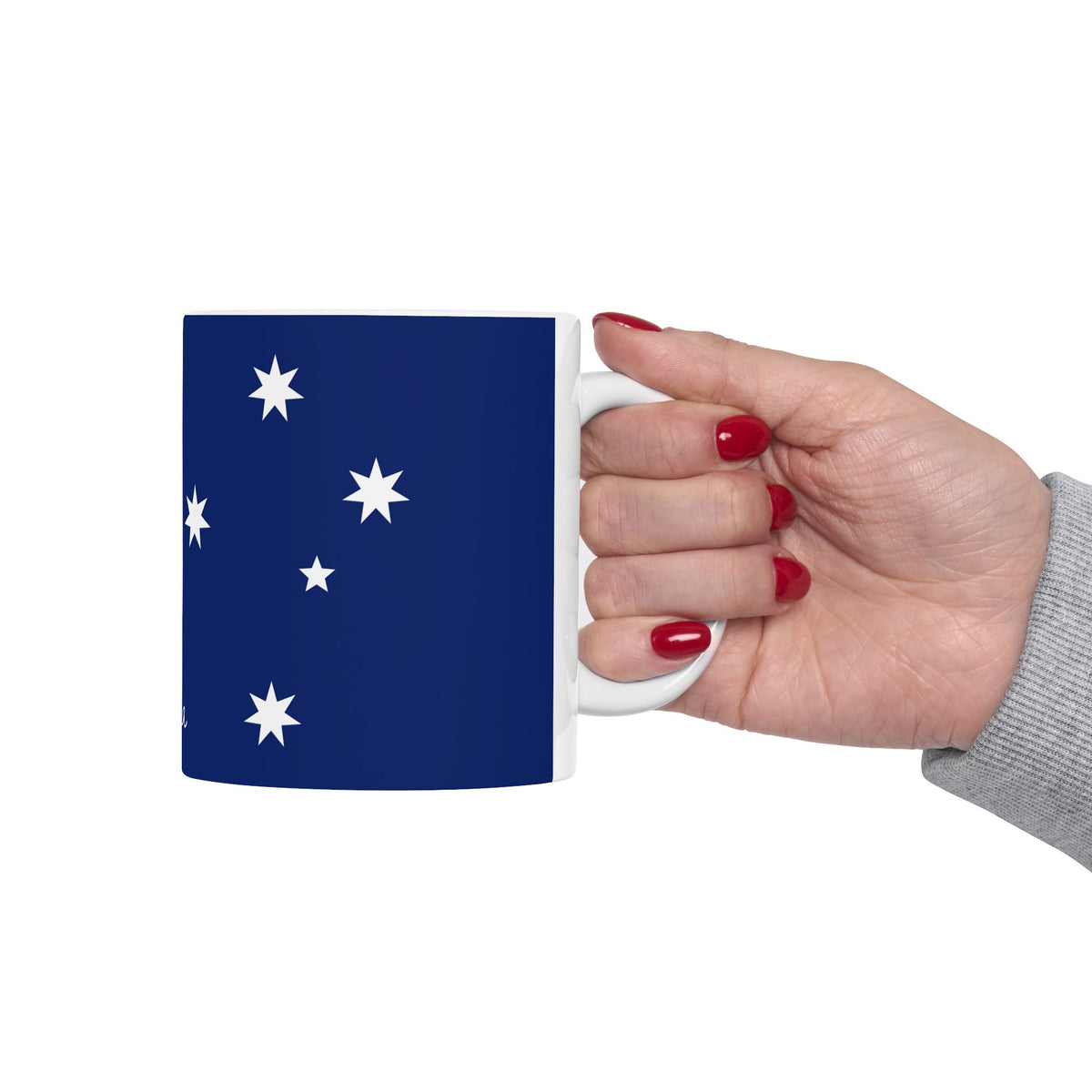 Personalized Australian Flag Mug | Ceramic Coffee Cup, Patriotic Australia Design, New Citizen, Naturalization Gift, Heritage Gift - Proud & Loyal