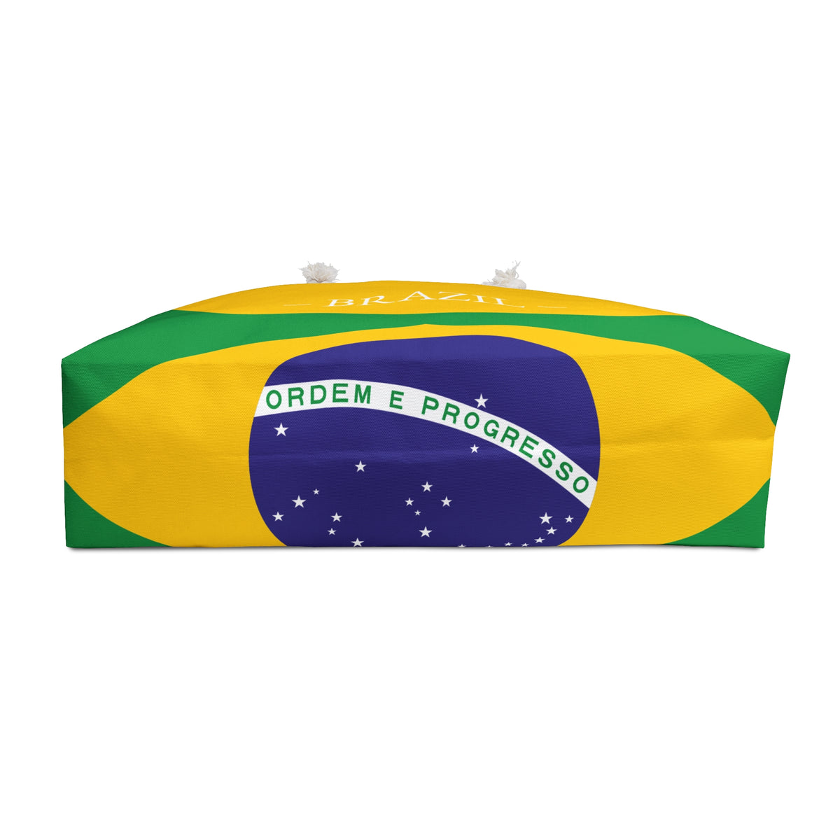 Personalized Brazil Weekender Bag, Brazilian Flag Travel Bag, Custom Name Heritage Tote, Vacation Overnight Bag - Proud & Loyal