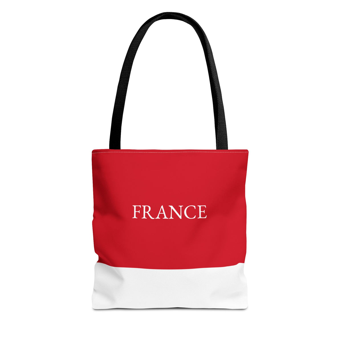 Personalized France Flag Tote Bag, Custom Name French Heritage Bag, France Travel Beach Tote, French Pride Gift - Proud & Loyal