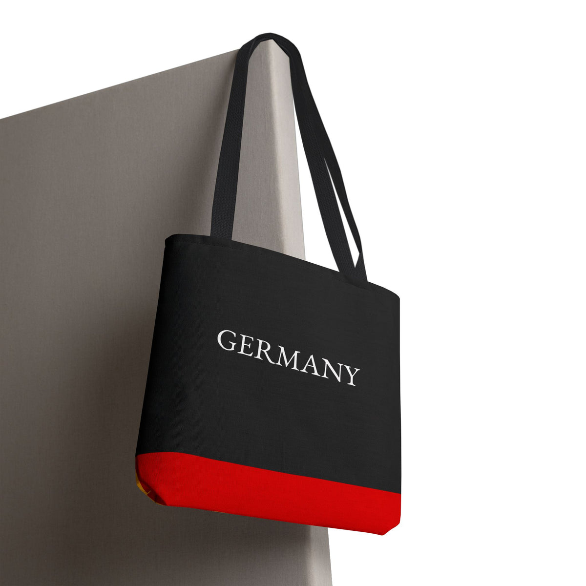 Personalized Germany Flag Tote Bag, Custom Name German Heritage Bag, Germany Travel Beach Tote, German Pride Gift - Proud & Loyal