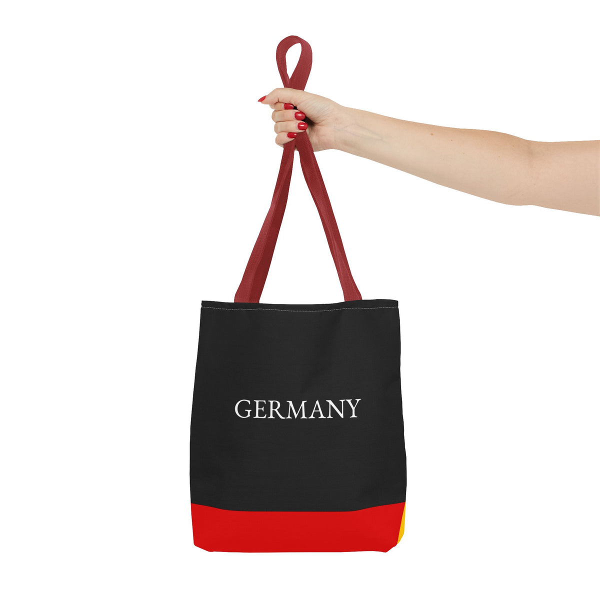 Personalized Germany Flag Tote Bag, Custom Name German Heritage Bag, Germany Travel Beach Tote, German Pride Gift - Proud & Loyal