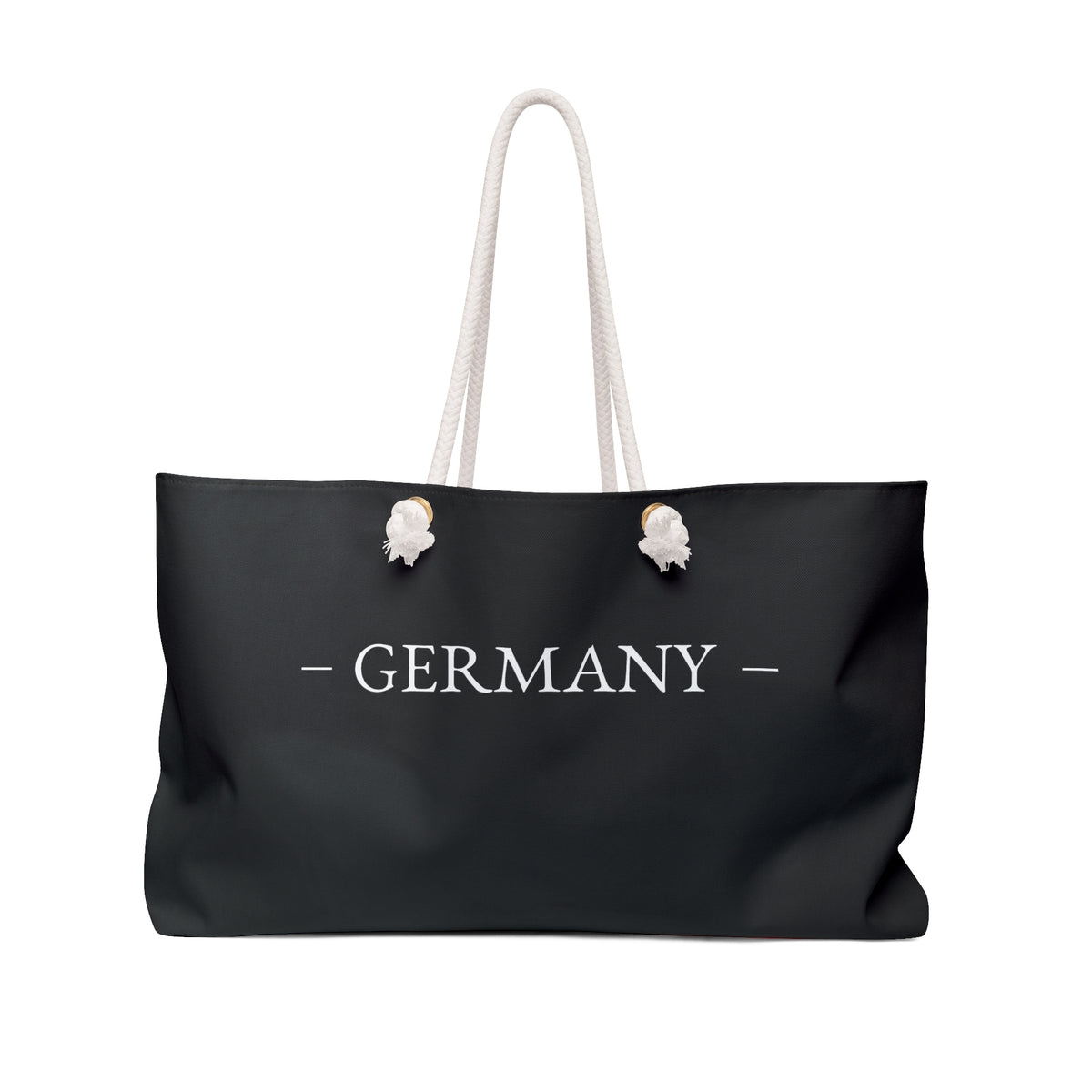 Personalized Germany Weekender Bag, German Flag Travel Bag, Custom Name Heritage Tote, European Vacation Overnight Bag - Proud & Loyal