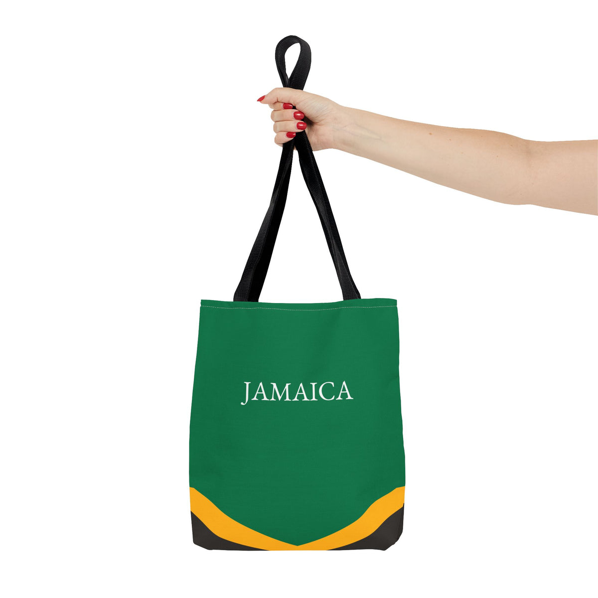 Personalized Jamaica Flag Tote Bag, Custom Name Jamaican Heritage Bag, Jamaica Travel Beach Tote, Jamaican Pride Gift - Proud & Loyal