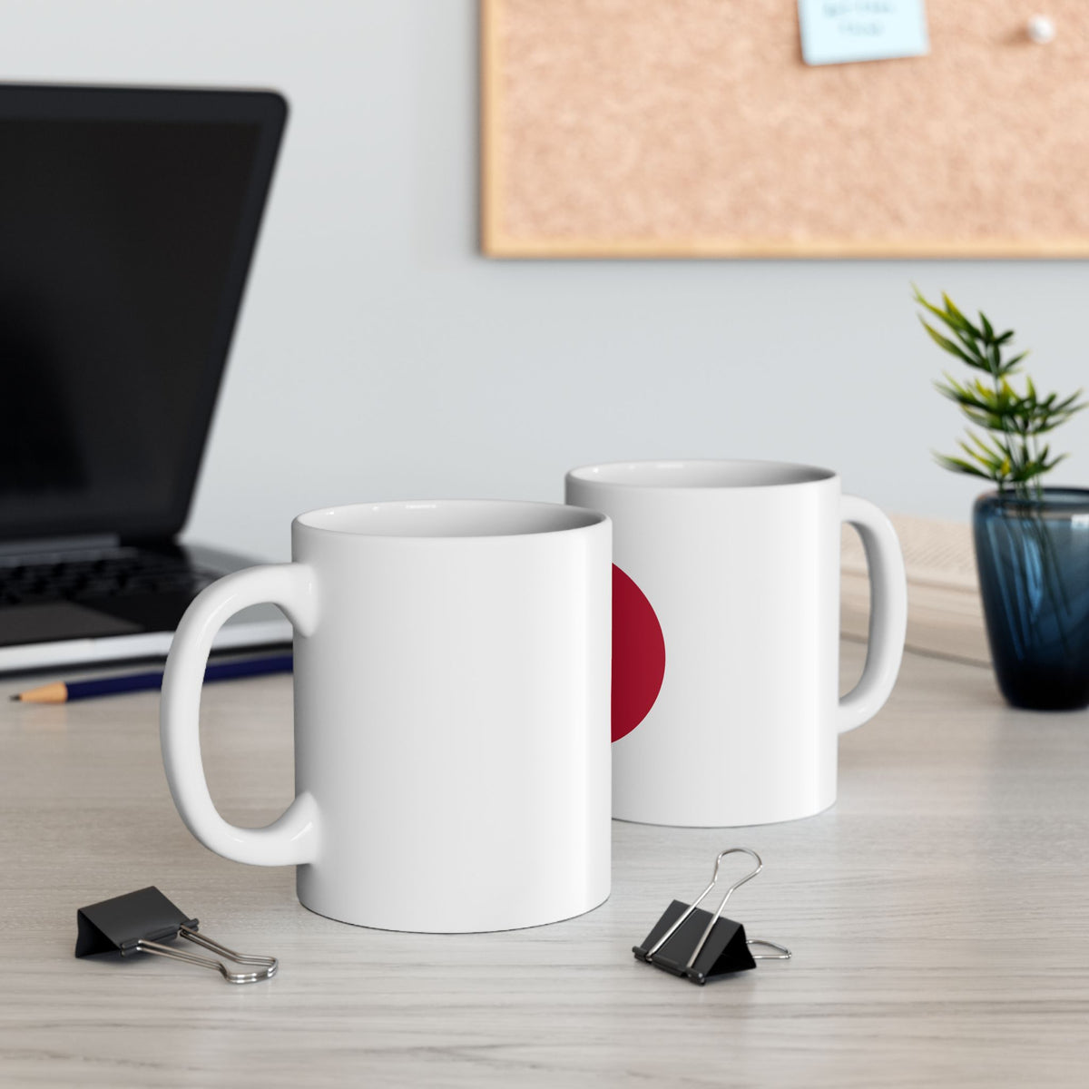 Personalized Japan Flag Coffee Cup | Red Dot Minimalist Mug | Ceramic Mug, New Citizen, Naturalization Gift, Heritage Gift - Proud & Loyal