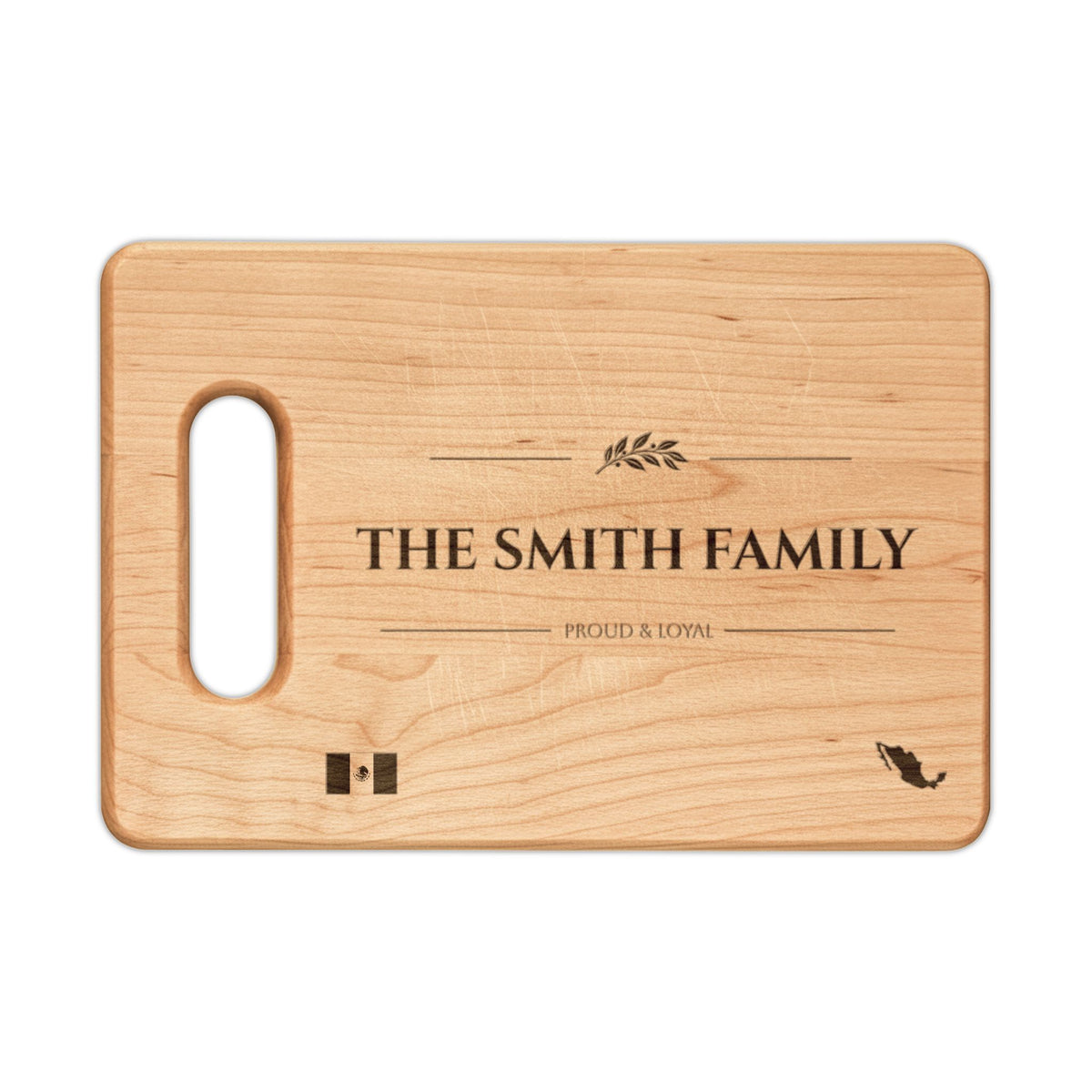 Personalized Mexican Cutting Board – Family Name Gift | Proud & Loyal - Proud & Loyal