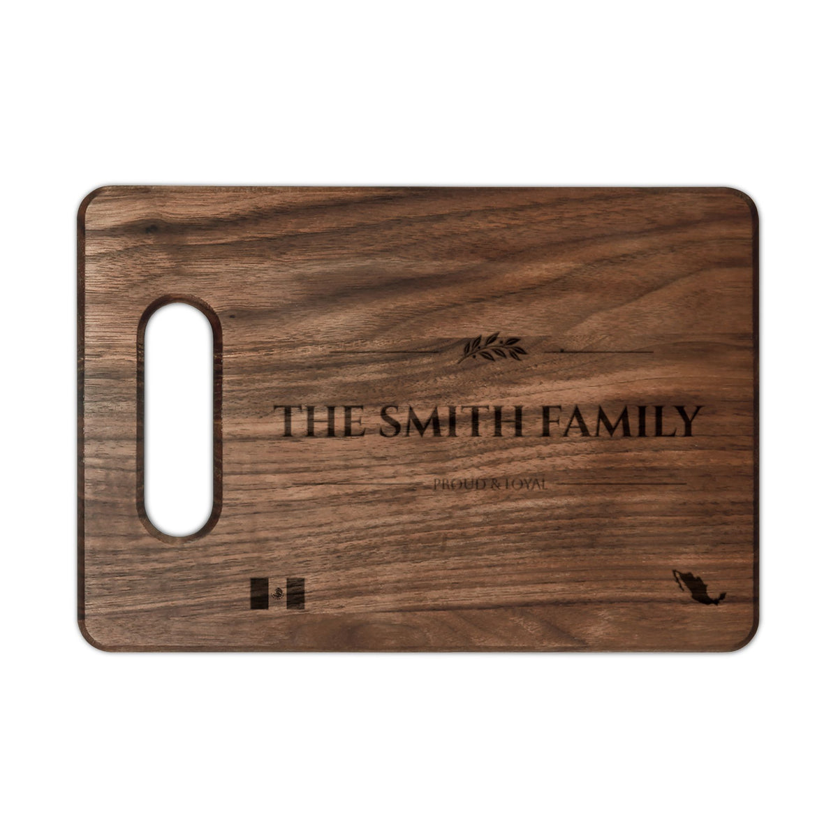 Personalized Mexican Cutting Board – Family Name Gift | Proud & Loyal - Proud & Loyal