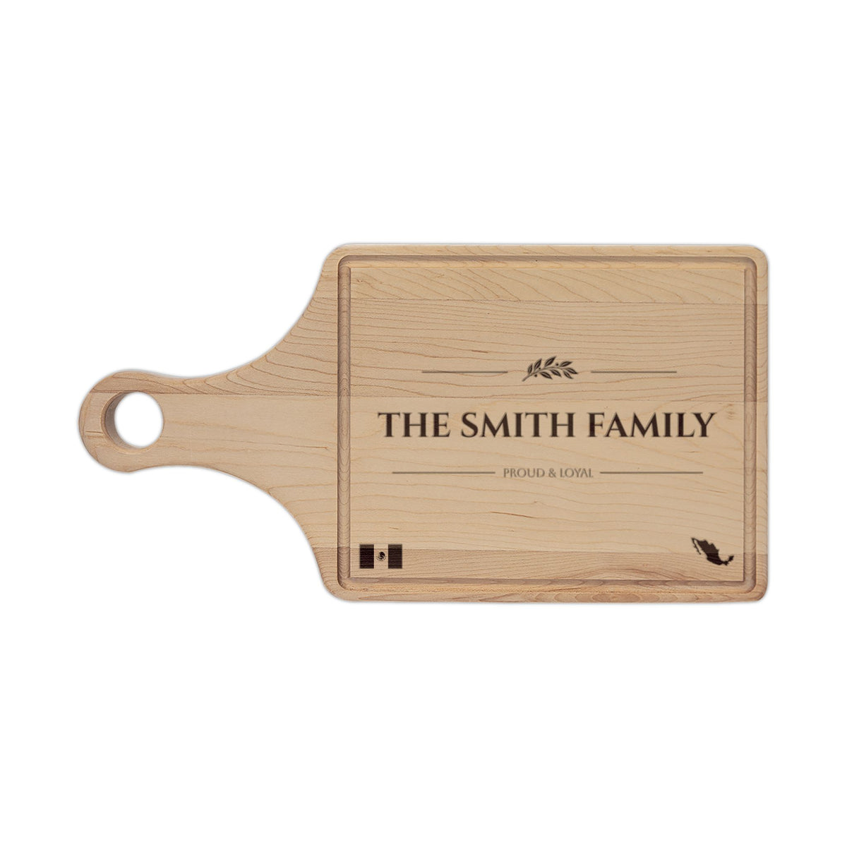 Personalized Mexican Cutting Board – Family Name Gift | Proud & Loyal - Proud & Loyal