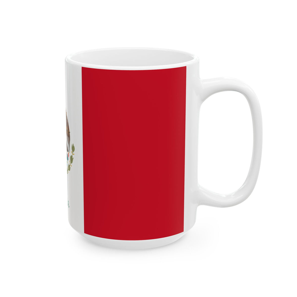 Personalized Mexican Flag Emblem Ceramic Mug | Mexico Coat of Arms Coffee Cup, New Citizen, Naturalization Gift, Heritage Gift - Proud & Loyal