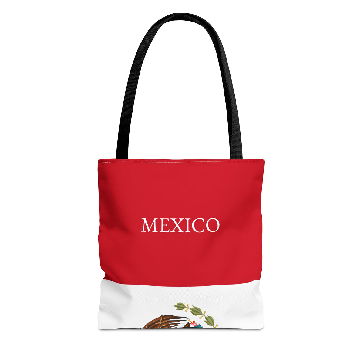 Personalized Mexico Flag Tote Bag, Custom Name Mexican Heritage Bag, Mexico Travel Beach Tote, Mexican Pride Gift - Proud & Loyal