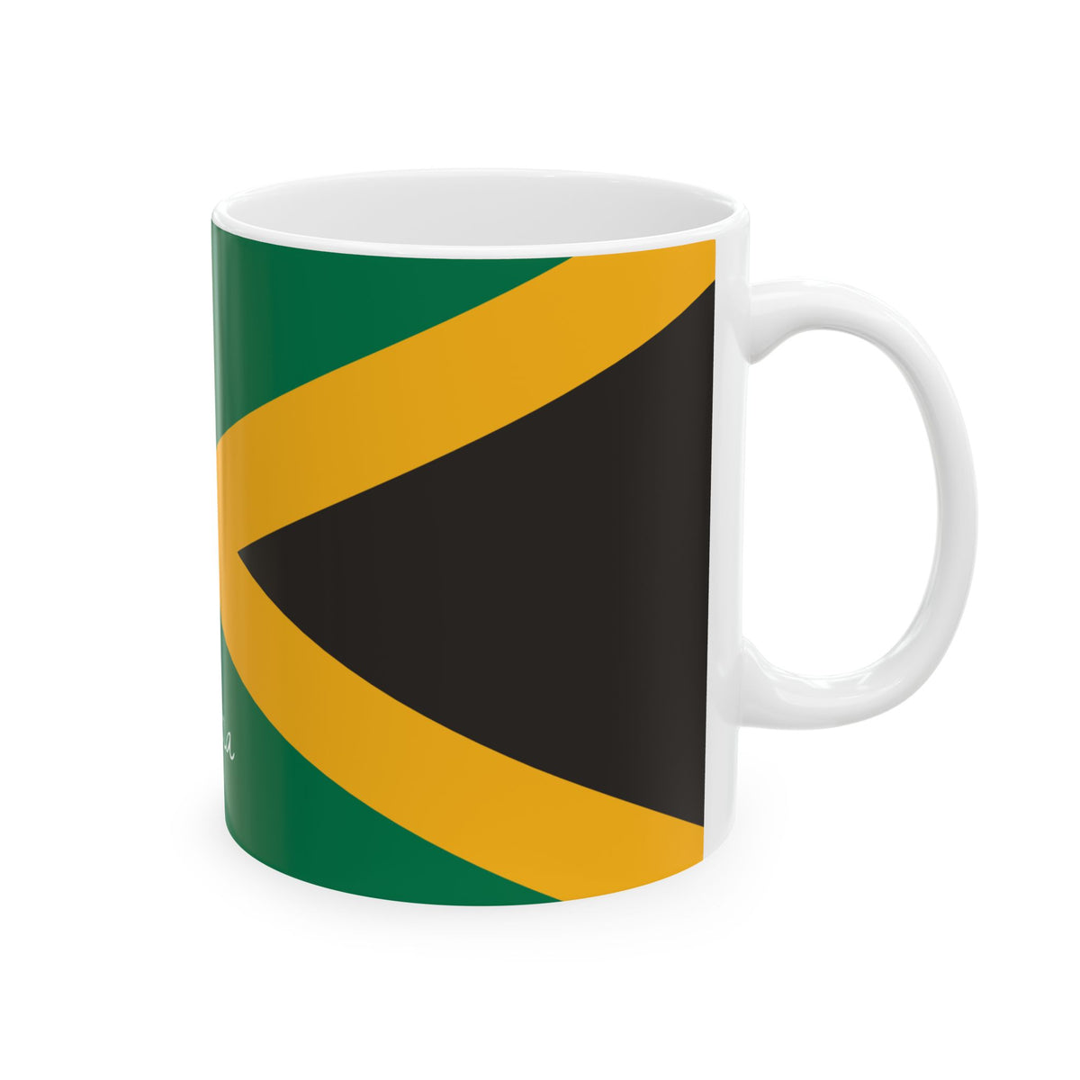 Personalized Name Jamaica Flag Mug | Ceramic Coffee Cup, New Citizen, Naturalization Gift, Heritage Gift - Proud & Loyal