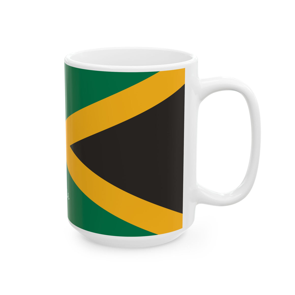 Personalized Name Jamaica Flag Mug | Ceramic Coffee Cup, New Citizen, Naturalization Gift, Heritage Gift - Proud & Loyal